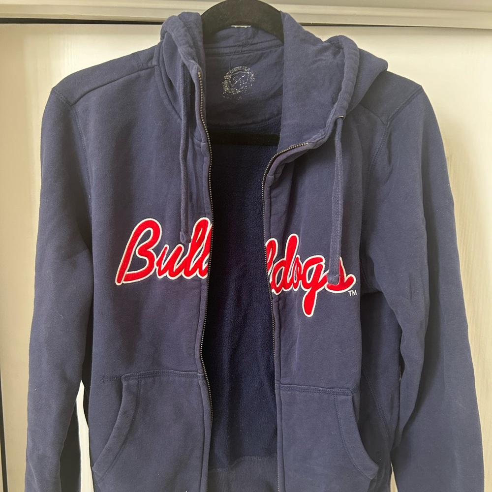 Gonzaga Bulldogs Zip Up Hoodie Small/Medium